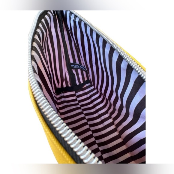 Marc Tetro NWT Yellow Black Dachshund Zippered Cosmetic Travel Bag (P027) - Picture 6 of 6